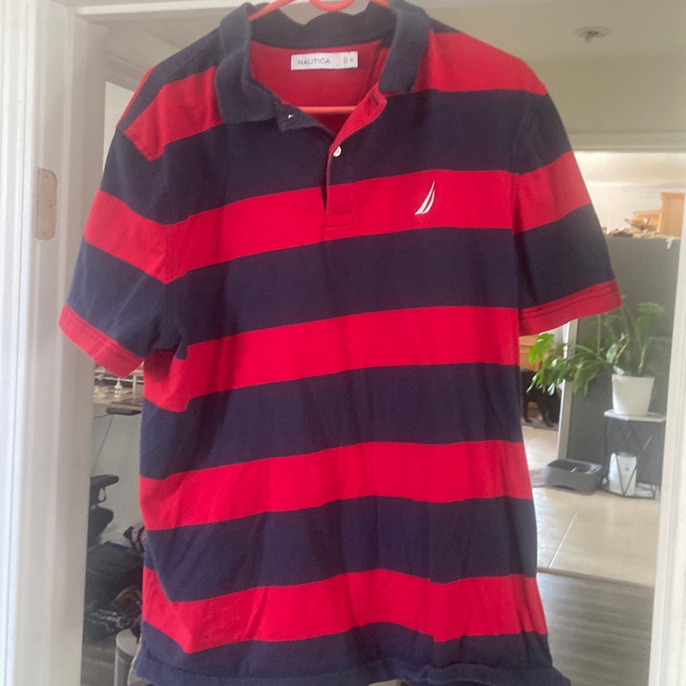 Men’s Nautica striped polo XL